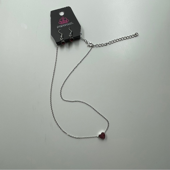 Paparazzi Red Heart Necklace - Picture 5 of 6